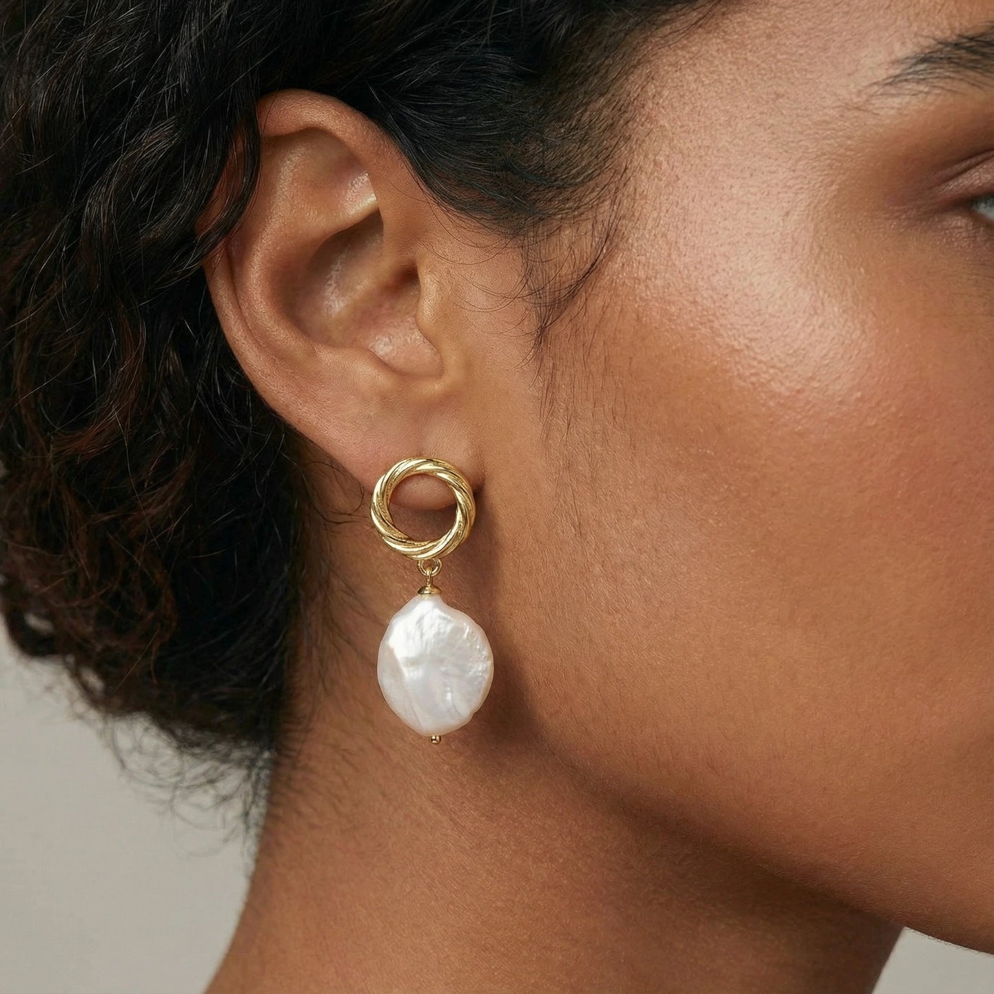 Baroque Pearl Drop Earrings