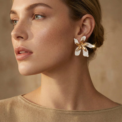 Plumeria Bloom Earrings