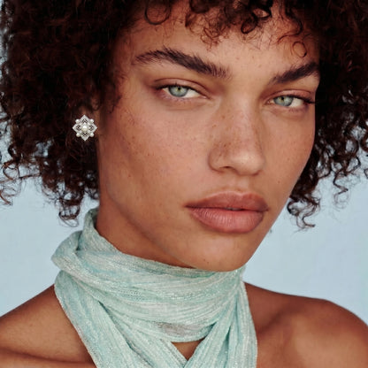 Filigree Pearl Studs