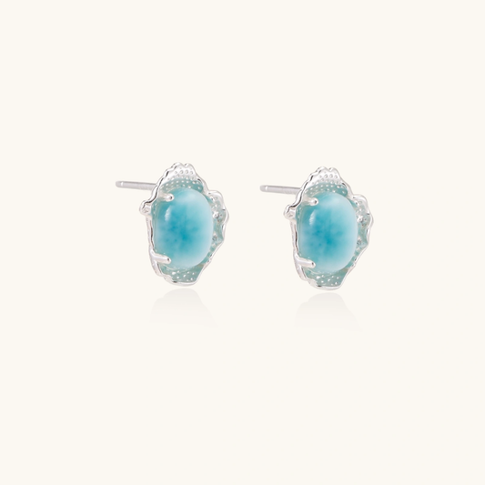 Larimar Ocean Studs