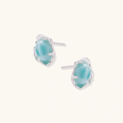 Larimar Ocean Studs